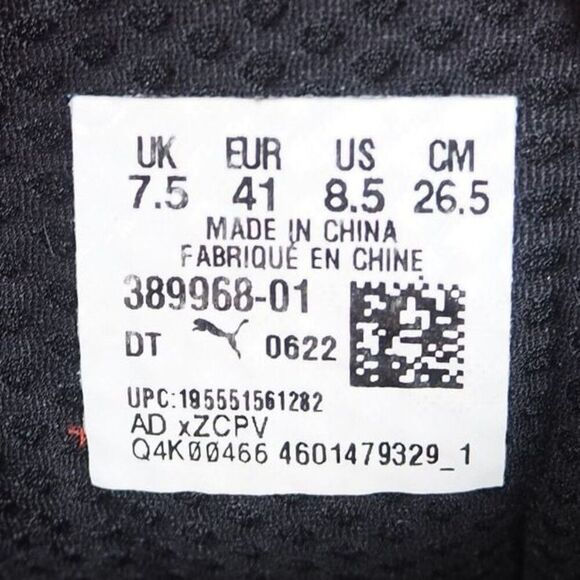 Puma Slipstream INVDR Casual Sneakers High Risk Red / Black 389968-01 Men's 8.5 - Picture 10 of 11